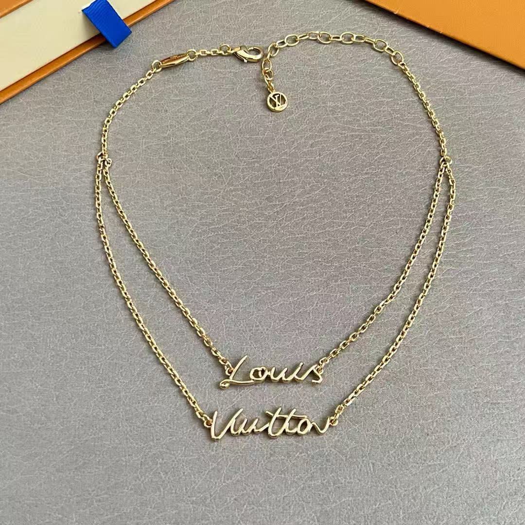 Louis Vuitton Double Chain Necklace